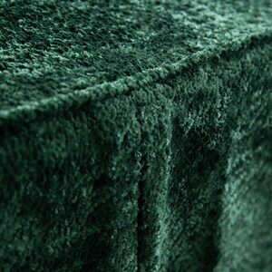 Emerald Green Sofa Couch Cover, Thick High Quality Velvet Fabric Sofa