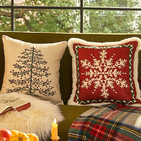Holiday Pillow Cover Etsy