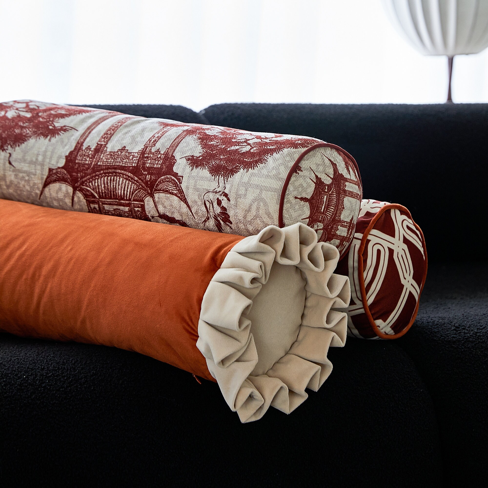 Housses De Ccoussin De Positionnement Latéral 40 X 120, Rétro Traversin