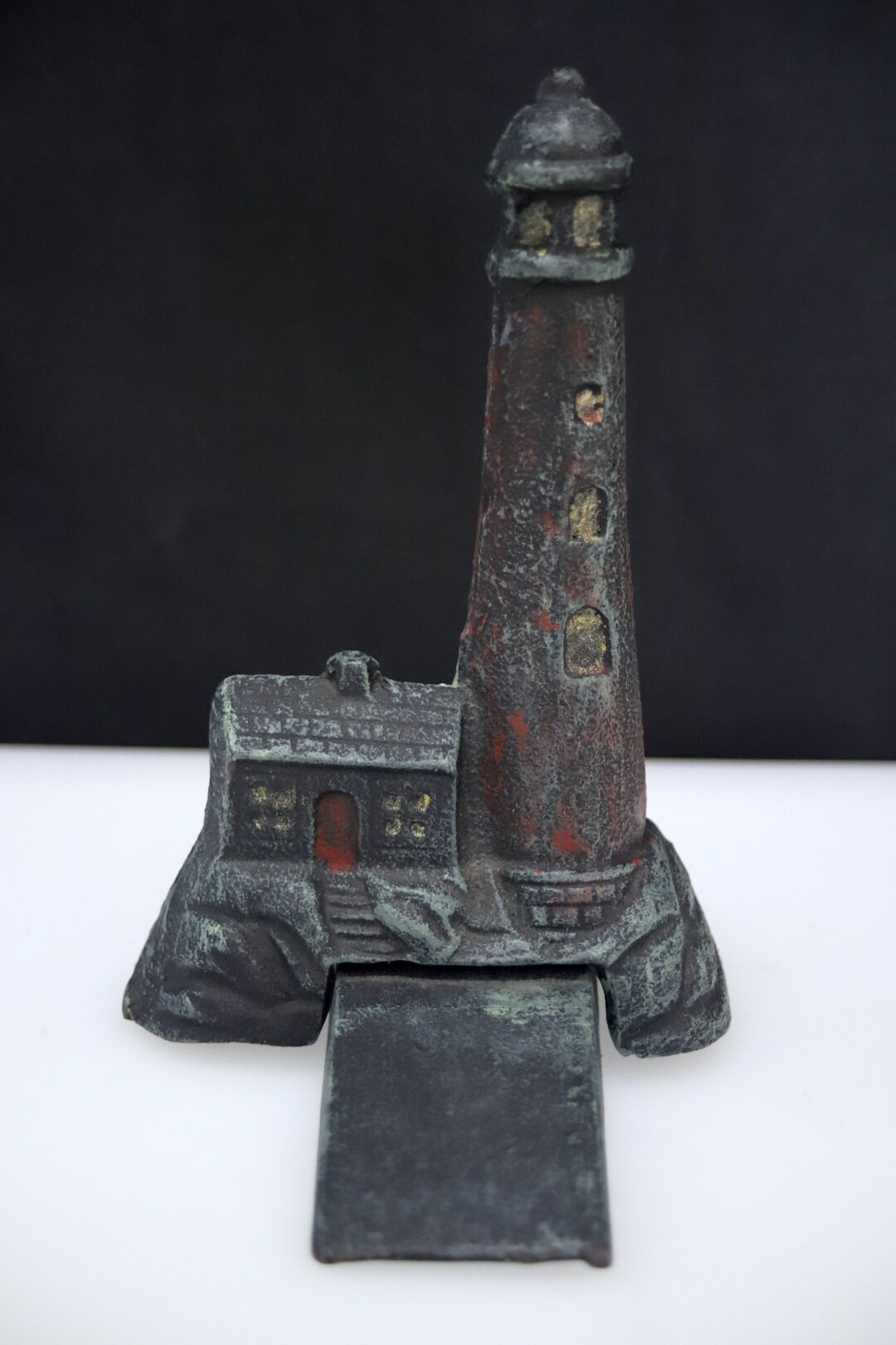 Cast Iron Lighthouse Door Stop 5w X 7 1/2h X 5 Etsy