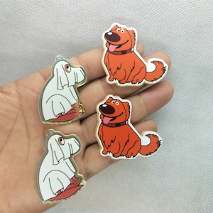 Cartoon Hond Charme Acryl Dier Puppy Pet Charms Hanger voor DIY Oorbel Ketting Sieraden Maken Accessoires 10 30 St