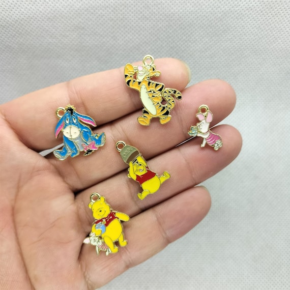 Metal Enamel Charm Gold Charms Pendant for Bracelet DIY Earring Necklace Key Chain Jewelry Making Craft Supplies Accessories 10 30 Pcs