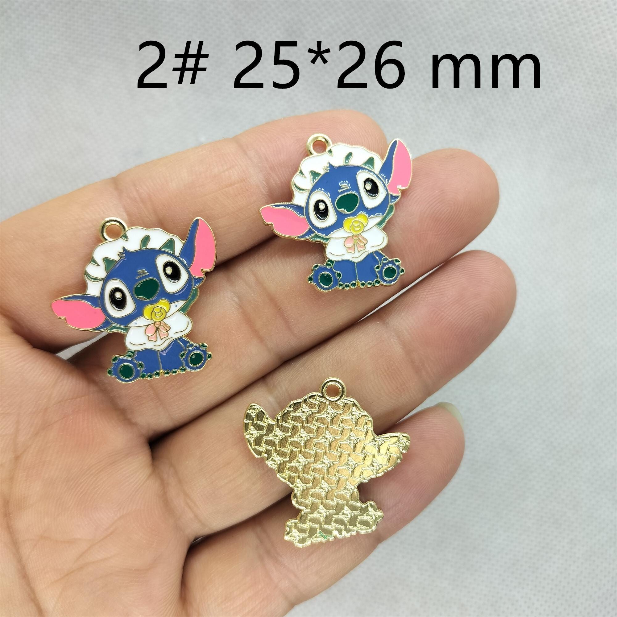 Breloques de dessin animé pour la fabrication de bijoux, 10 pièces, en émail, collier, Bracelet, pendentif, accessoires de bricolage, fabrication en alliage métallique plaqué noir