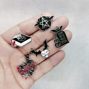 Cartoon Halloween Serie Charm Verzilverd Metalen Vleermuis Charms Hanger voor DIY Oorbel Ketting Sieraden Maken Accessoires 10 30 stks