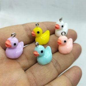 thumbnail image 2 of Miniblings Bath Duck Rubber Duck Necklace 2 of 11