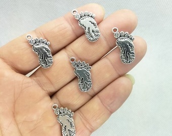 11*23mm  Animal Gorilla Charm Cartoon Big Foot Charms Pendant for Bracelet DIY Earring Necklace Key Chain Making Accessories 10 30 Pcs