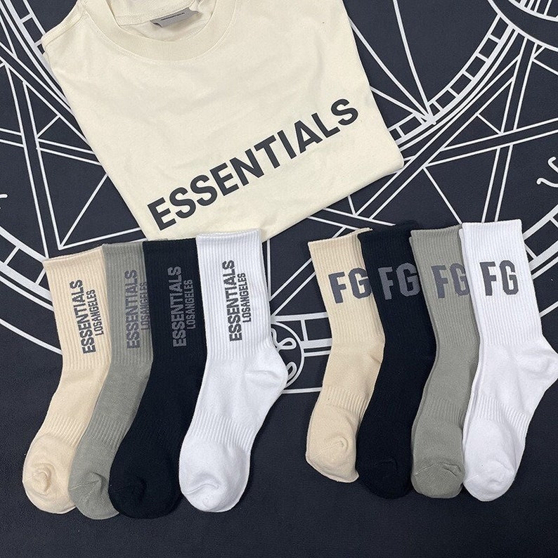 Essentials FOG Socks, Unisex High Ankle Socks Fear of God 