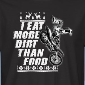 Je mange plus de saleté Motocross T-Shirt RM0096