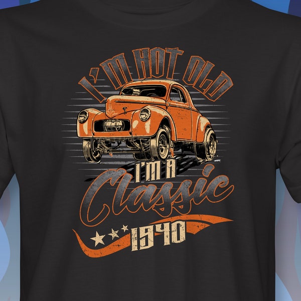Classic 1940 Willys Coupe Gasser T-Shirt RM0082