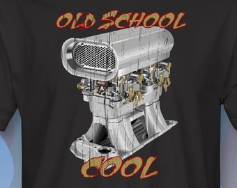 ダメージ加工 オールドスクール クール トンネル ラム ホットロッド Tシャツ RM0371