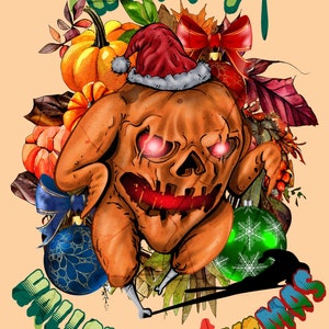 Happy HallowThanksMas Mouse Pad RM0311