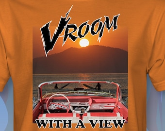 Classic 1961 Impala SS Convertible Vroom With A View T-Shirt RM0334