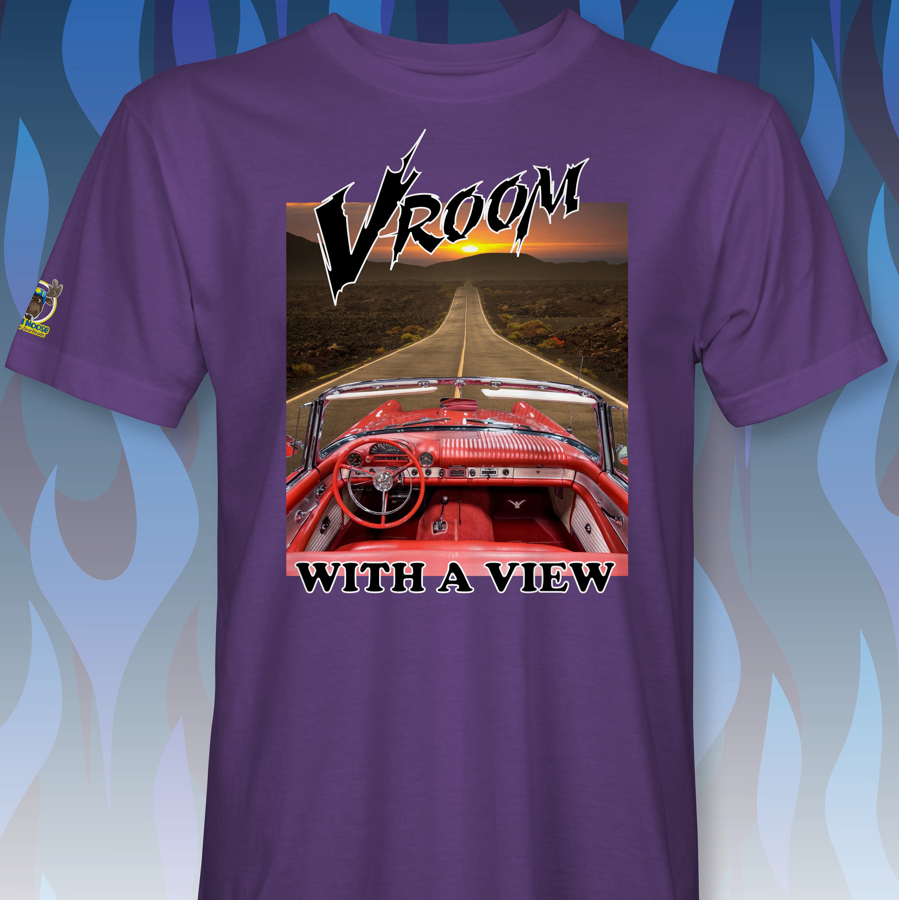 Classic 1956 Tbird Vroom With A View Tshirt RM0333 Etsy