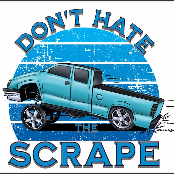 Squatted Truck Decals Etsy