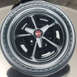 Magnum 500 Wheel Leatherette Key Fob KF013