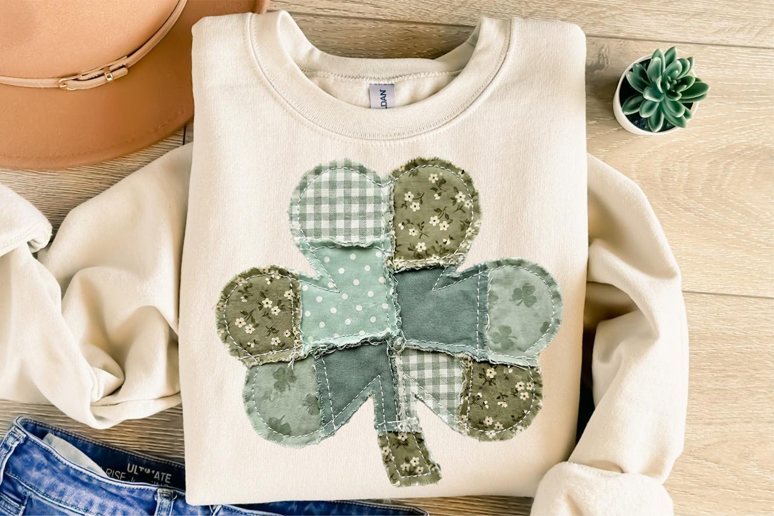 Patchwork Shamrock Png | St Patricks Day Clover Shirt Design ...