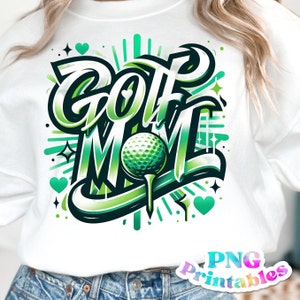 Golf Mom png - Golf png - Print File - Sublimation Design - Sports png - Digital Download