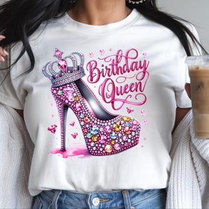 Birthday Queen Birthday png - Birthday png - Print File - Womans Birthday Sublimation Design - Birthday Shirt png - Digital Download
