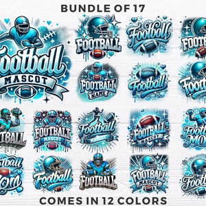 Fußball png Bundle - Airbrush Fußball png Bündel - Druckdatei - Sublimationsdesigns - Sport png – Digitaler Download
