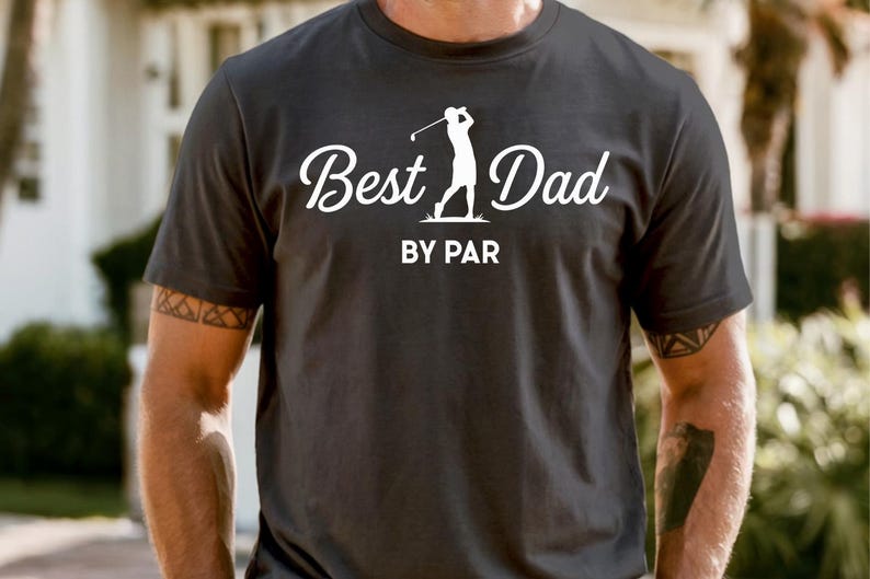 Bester Vater von Par PNG, Sublimationsdatei, Golf-Shirt-Grafik, lustiges Väter-Golferdesign Bild 11