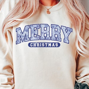 Merry Christmas png - Blue  Chinoiserie Pattern Sublimation - png Print File for Sublimation or Print - Chinoiserie Shirt File