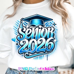 Senior 2026 png - Graduation png - Print File - Sublimation Design - Senior png - Digital Download