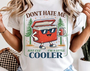 Cooler PNG Funny Camping Cooler Shirt Design Summer Camping Sublimation