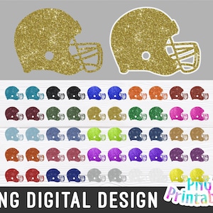 Glitter Football - Etsy