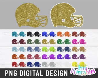 Glitter Football Helmets png Bundle - Football png - Print File - Glitter Sublimation Design - Sports png - Digital Download