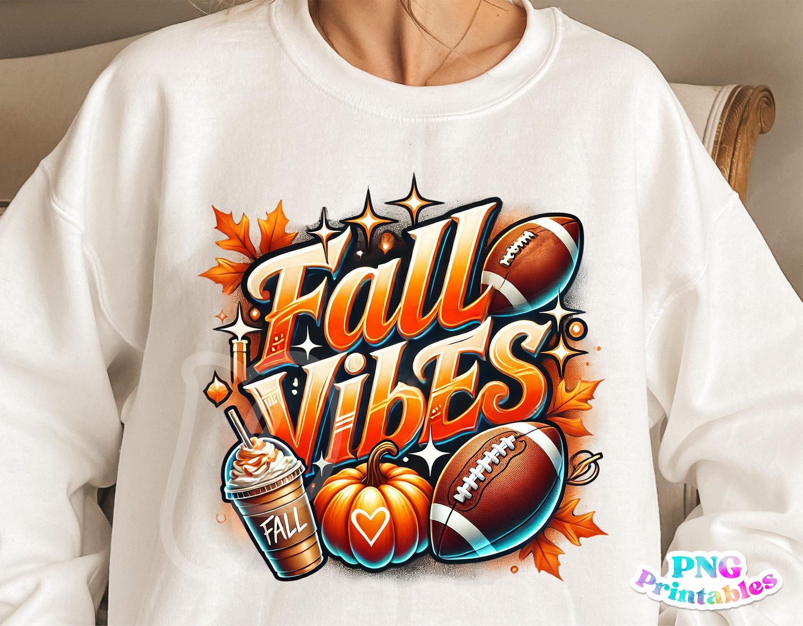 Fall Vibes Png - Funny Png - Print File - Fall Sublimation Design ...