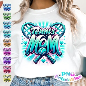 Tennis Mom png - Tennis png - Print File - Sublimation Design - Sports png - Digital Download