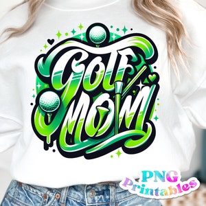 Golf Mom png - Golf png - Print File - Sublimation Design - Sports png - Digital Download