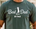 Best Dad By Par PNG, Sublimation File, Golf Shirt Graphic, Funny Dad Golfer Design