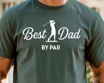 Best Dad By Par PNG, Sublimation File, Golf Shirt Graphic, Funny Dad Golfer Design