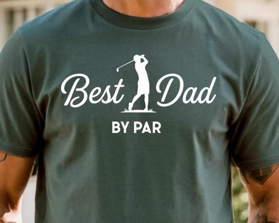 Best Dad By Par PNG, Sublimation File, Golf Shirt Graphic, Funny Dad Golfer Design