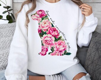 Dog png - Print File - Floral Dogs Make Everything Better Dog Sublimation Design - Digital Download