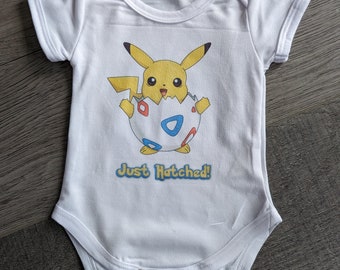 Pokemon Onesie - Pokemon bodysuit Pikachu bodysuit - Baby Pikachu Onesie - funny onesie