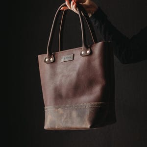 Handgemachte Ledertasche - Italienisches Leder