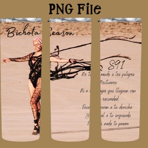 S91 Karol G PNG Tumbler wrap