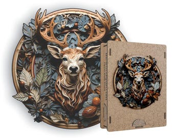 Deer V2 - Wooden Puzzle | Wood Puzzle