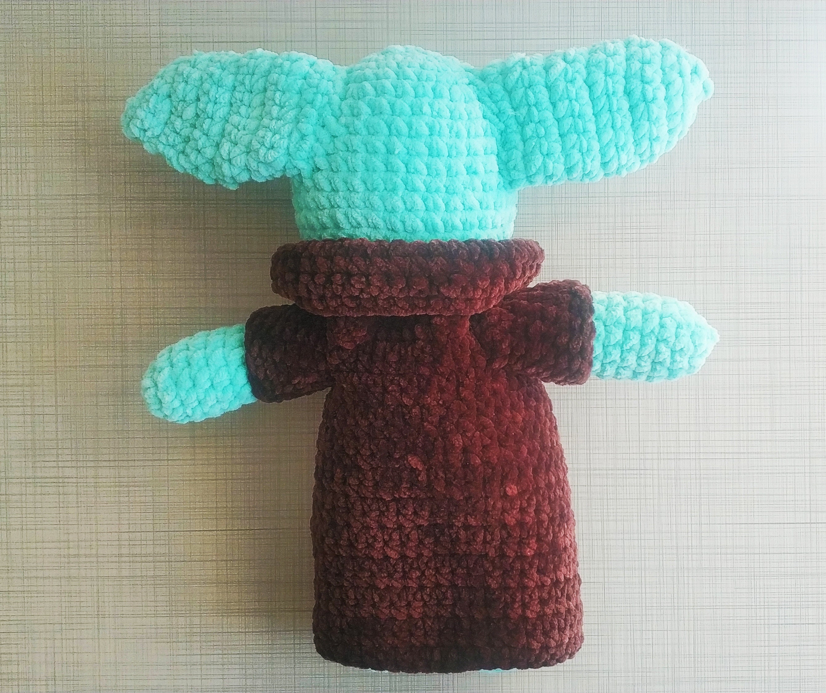 Amigurumi Baby Yodacrochet Baby Yodaplush Baby Yoda Etsy