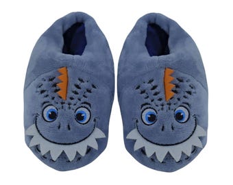 Dinosaur Patterned Unisex Kids&#39; House Slippers