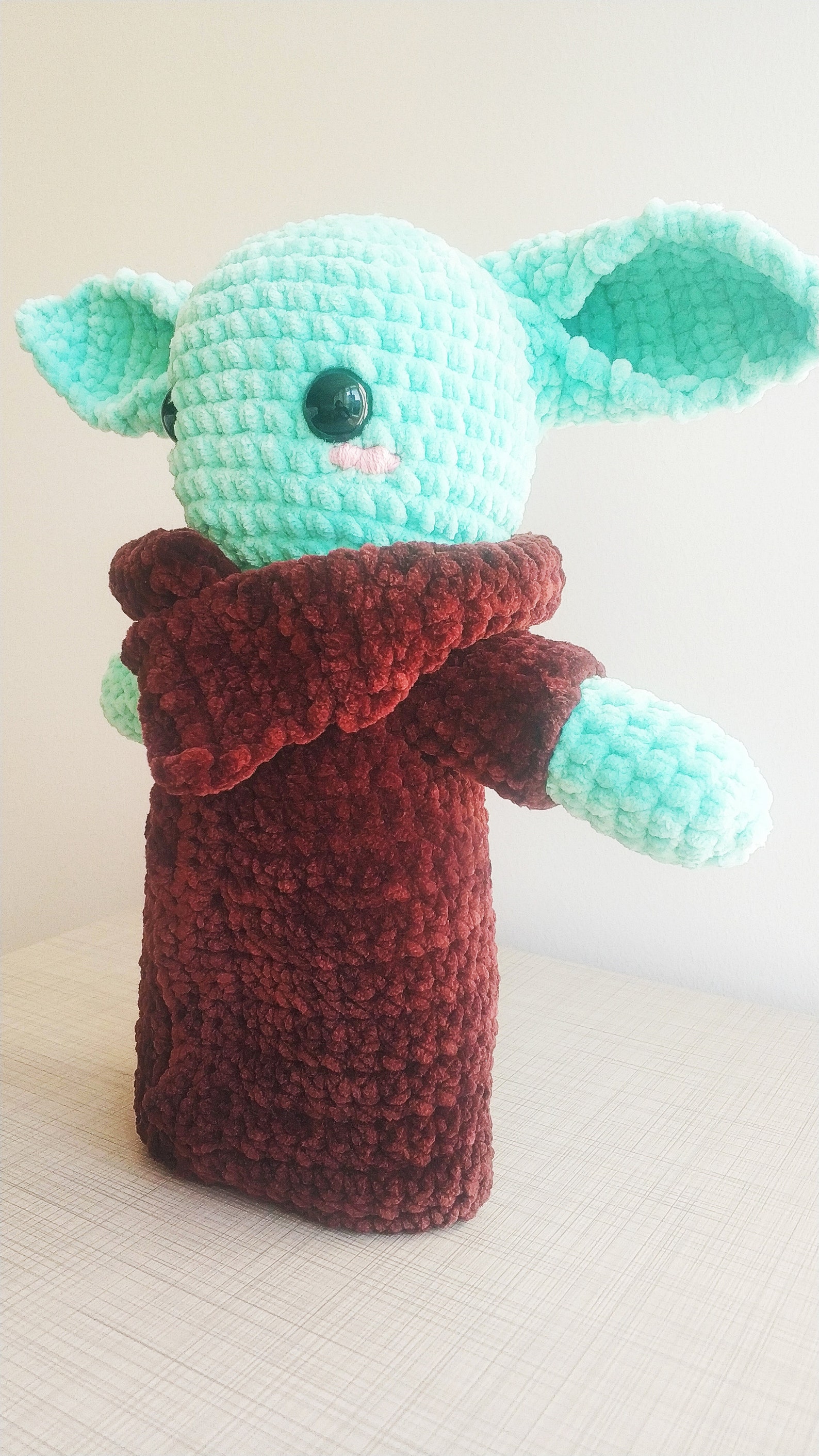Amigurumi Baby Yodacrochet Baby Yodaplush Baby Yoda Etsy