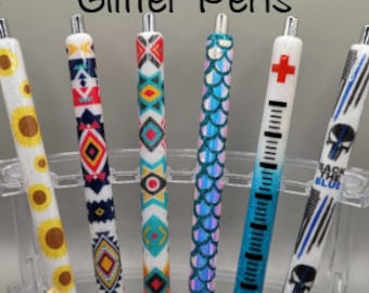Custom Glitter Pens