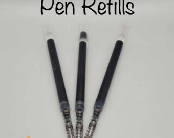 Inkjoy Gel Pen Refills / Fine Tip Refills / Black Ink Refills / Glitter Pen Refills