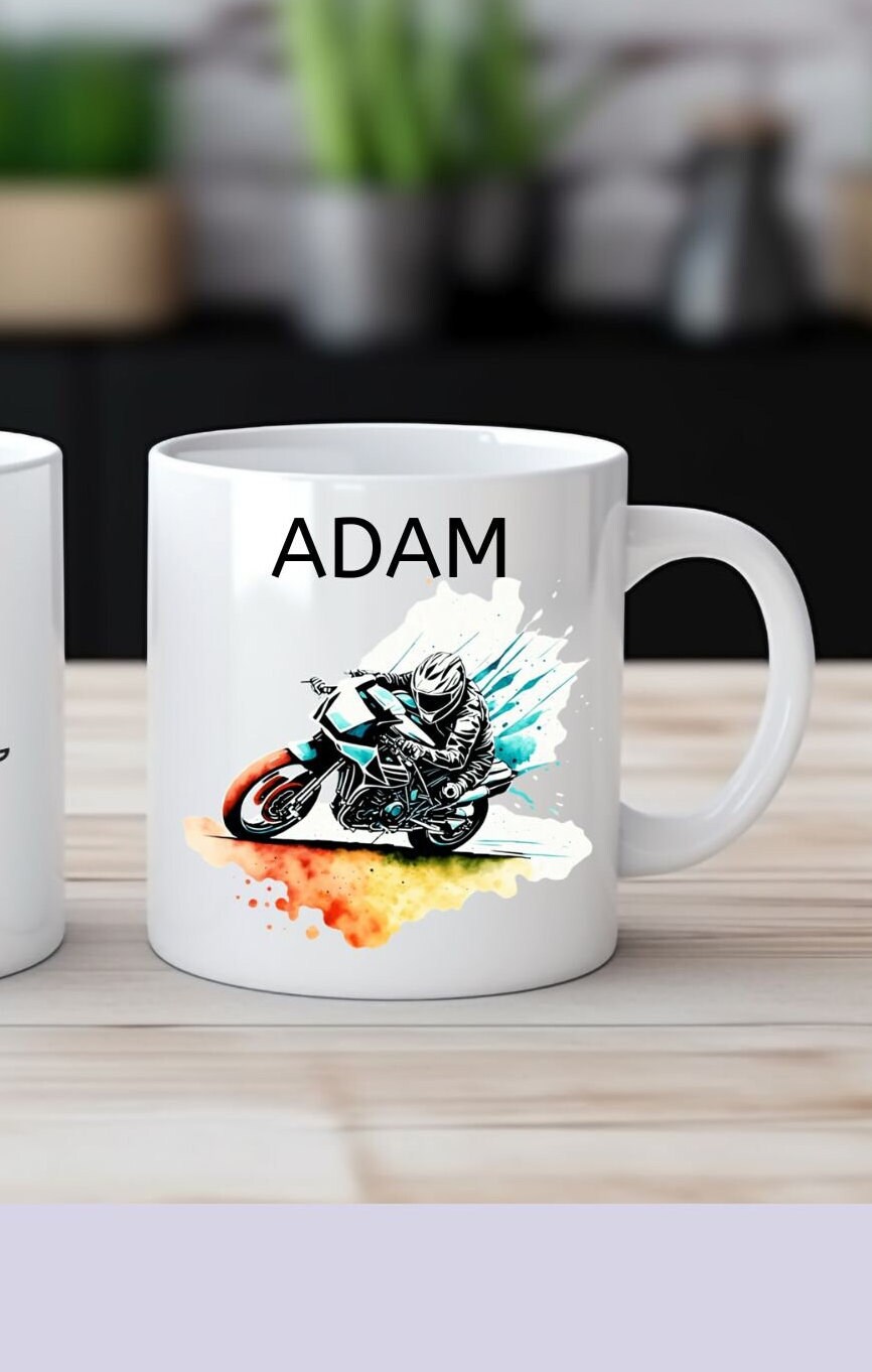 Mug moto personnalisé