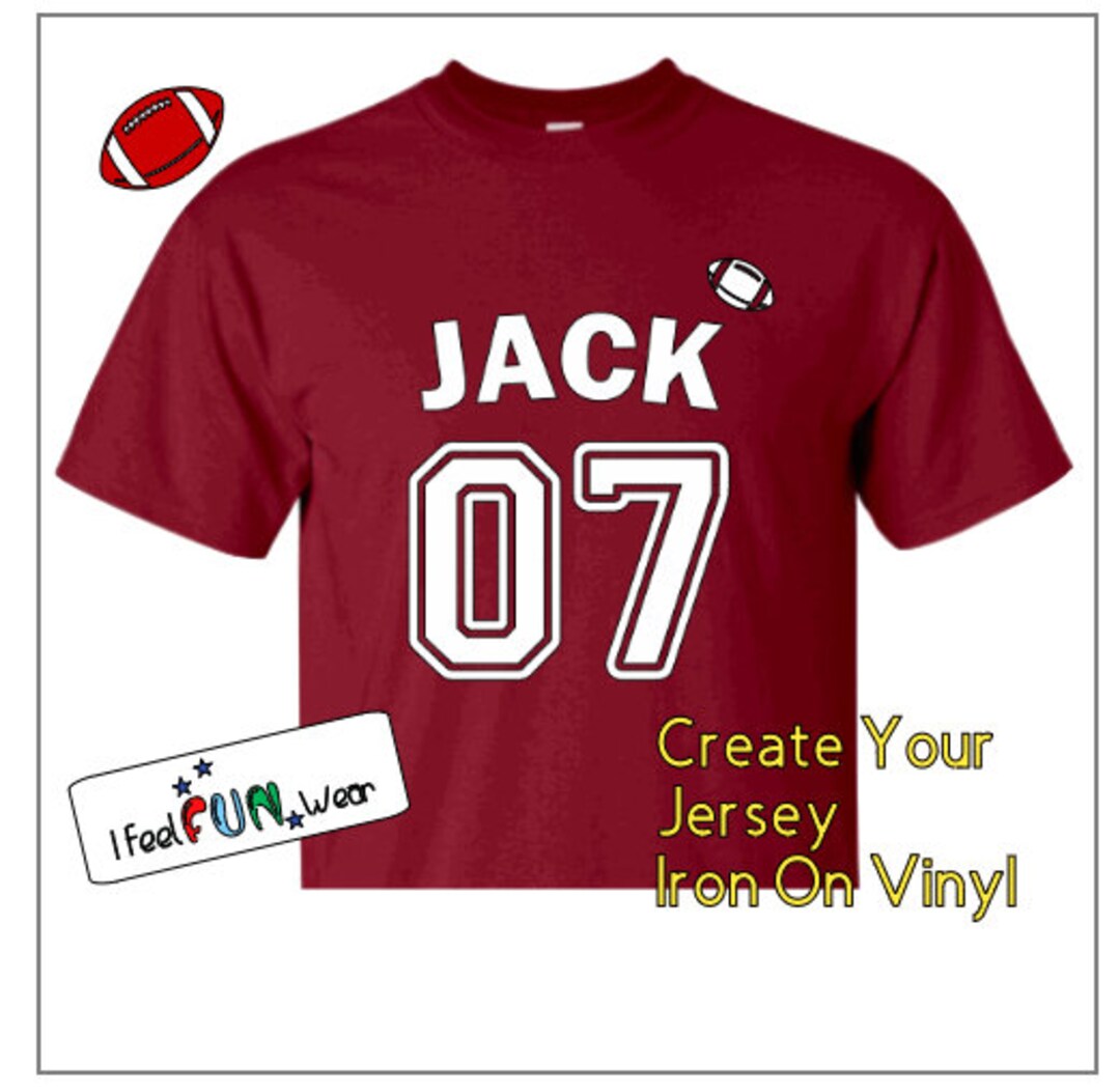 Custom Jersey Name and Number Team Jersey Name Number Heat Etsy