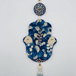 Handmade Ceramic Hamsa Wall Hanging
