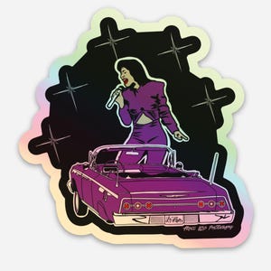 City 3 Wheel Holographic Sticker