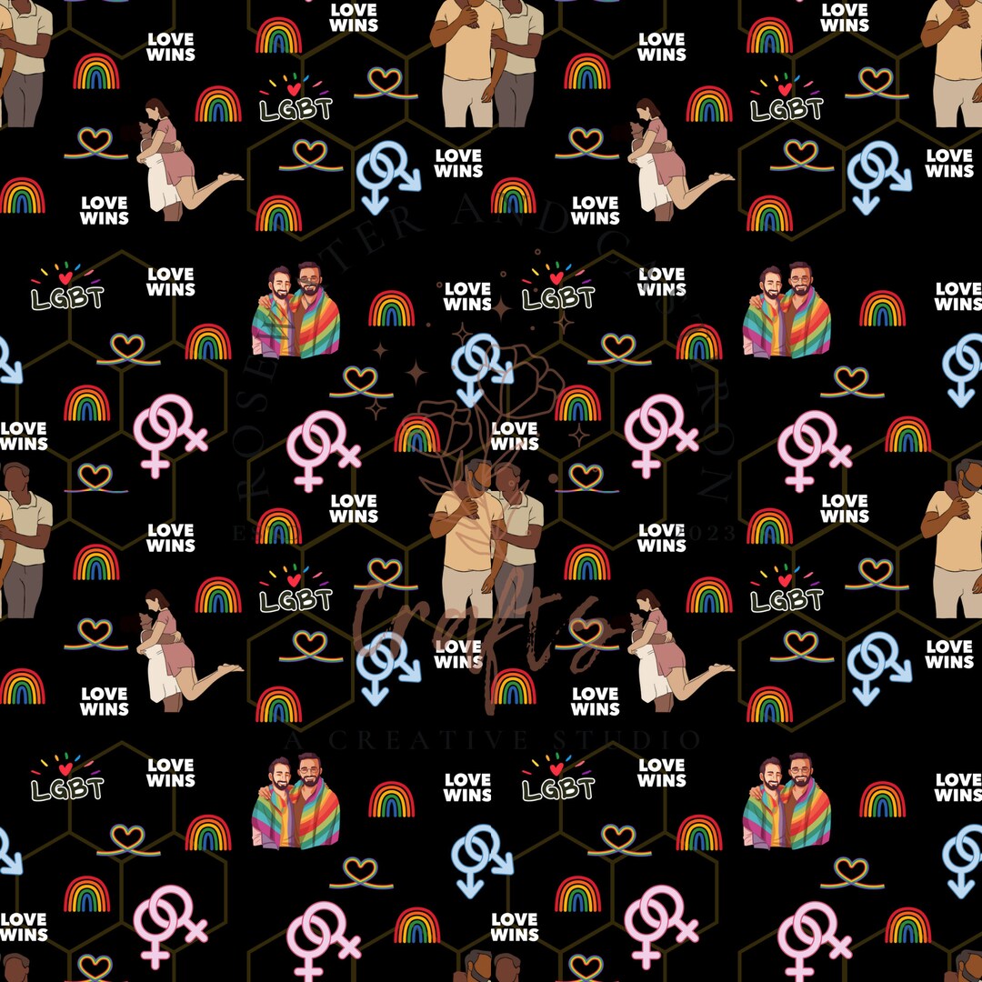 Love Wins Pride LGBTQ Hundehalstuch – Dreieckig, Regenbogenfarben, Aus Baumwolle, Verstellbar